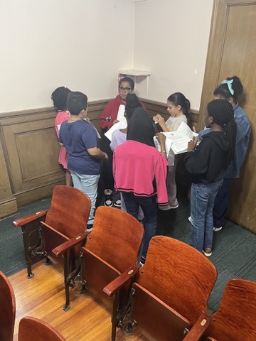 Working with students during a school-wide event